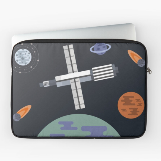 сумка для ноутбука с принтом космос