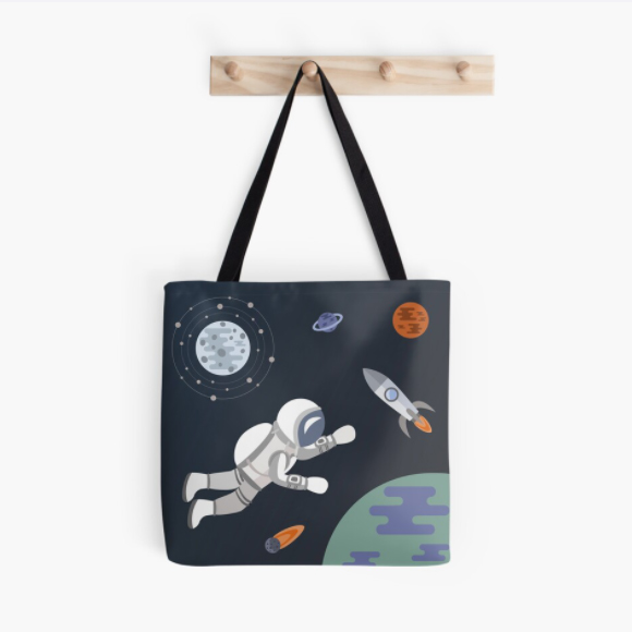 сумка с космонавтом